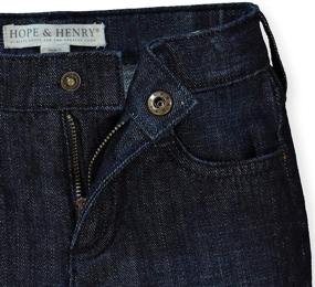 img 1 attached to 👖 Boys Lightweight Straight Leg Denim Jeans from Hope & Henry: Enhance SEO