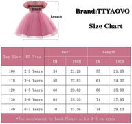 👗 ttyaovo flower girls dresses - toddler princess wedding party dress logo