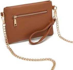 img 3 attached to Forestfish Leather Wristlet Shoulder Crossbody Women's Handbags & Wallets