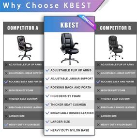 img 1 attached to 🪑 Optimized for SEO: KBEST High Back Office Chair
