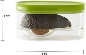 img 3 attached to Avocado Saver Holder: Keep Your Avocados Fresh for Days with this Food Crisper Storage Box - Kitchen Essential for Keeping Fruit and Vegetables Fresh