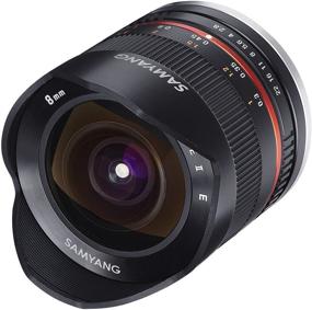 img 1 attached to 📷 Samyang 8mm F2.8 UMC Fisheye II Lens for Canon EF-M Mount: High Quality Black Lens for Compact System Cameras