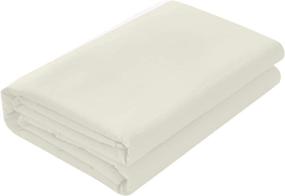 img 1 attached to Queen Size Ivory Solid Ruffled