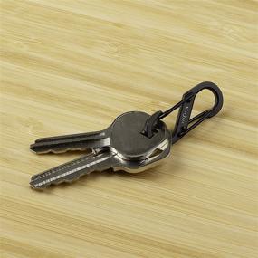 img 1 attached to 🔑 Nite Ize BRG-M1-R3 BigRing Steel: 2" Stainless-Steel Keychain with 8 Key-Holding S-Biners