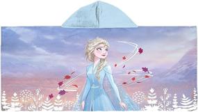 img 3 attached to Disney Frozen 2 Elsa Believe in The Journey Kids Bath/Pool/Beach Hooded Towel by Jay Franco