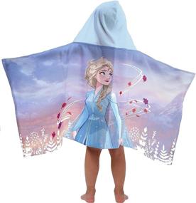 img 2 attached to Disney Frozen 2 Elsa Believe in The Journey Kids Bath/Pool/Beach Hooded Towel by Jay Franco