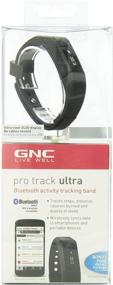 img 2 attached to 📲 GNC Bluetooth Activity Band Pro Track Ultra Pedometer: Stay Active with Style in White