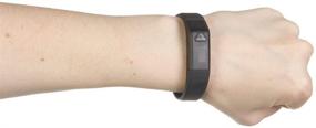 img 3 attached to 📲 GNC Bluetooth Activity Band Pro Track Ultra Pedometer: Stay Active with Style in White