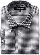 👔 stacy adams men's clothing: gingham check sleeve shirts logo