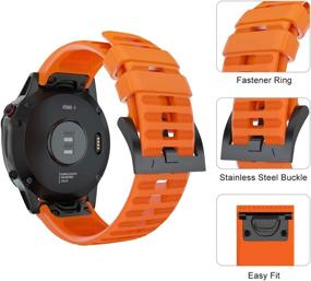 img 2 attached to Songsier Silicone Replacement Forerunner Smartwatch Outdoor Recreation