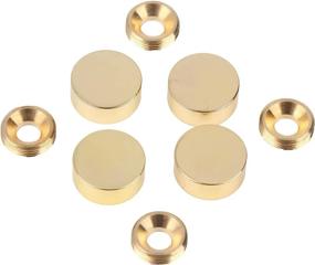 img 3 attached to Mirror Screws Brass Decorative Polished