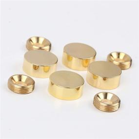 img 2 attached to Mirror Screws Brass Decorative Polished