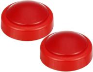 uxcell set of 2 battery powered tap lights with touch sensor - red colored led lamps for closet and cabinet логотип