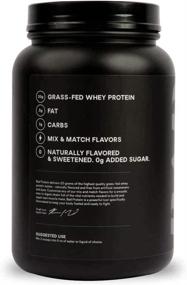 img 2 attached to 🥛 Bad Athletics 100% Whey Protein Isolate, Vanilla Cream - 5 Natural Ingredients, 20g Protein, Naturally Flavored & Sweetened, 30 Servings