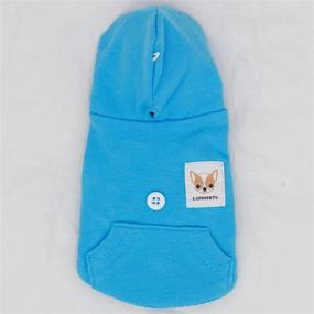 img 1 attached to Top-Quality LOPHIPETS Dog Cotton Hoodies: Cozy Sweatshirts for Small Dogs & Chihuahuas