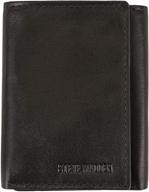 👛 premium trifold leather wallet by steve madden logo
