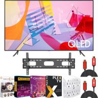 📺 samsung 55 inch qn55q60tafxza class q60t qled 4k uhd hdr smart tv (2020) bundle with mount, hdmi cables, surge protector, and streaming kit logo