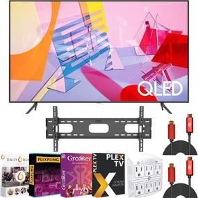img 4 attached to 📺 SAMSUNG 55 inch QN55Q60TAFXZA Class Q60T QLED 4K UHD HDR Smart TV (2020) Bundle with Mount, HDMI Cables, Surge Protector, and Streaming Kit