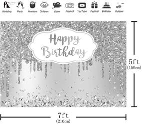 img 3 attached to Aperturee Birthday Photography Background Decoration Camera & Photo in Video