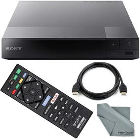 img 4 attached to Sony BDP-S3700 Blu-Ray Disc Player with Wi-Fi + HDMI Cable + Remote + FiberTique Cleaning Cloth