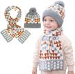 christmas knitted winter toddler pompom girls' accessories in cold weather logo