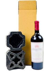 img 2 attached to 🌍 Sustainable Wine Bottle Shipping Box: FedEx/UPS/ISTA Certified for Universal Packaging - Single Pack