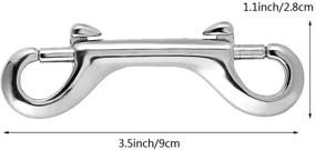 img 3 attached to Nifocc Stainless Trigger Lobster Fastener: Secure, Durable, and Easy-to-Use Clasp