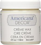 🔮 4-ounce deco art americana decor creme wax - clear logo