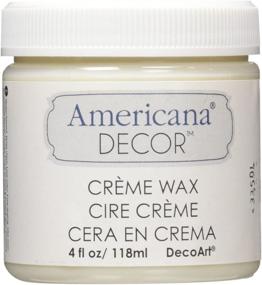 img 1 attached to 🔮 4-Ounce Deco Art Americana Decor Creme Wax - Clear