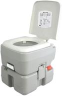 serenelife outdoor portable toilet: carry bag, level indicator, 3-way flush for camping, boating, and travel logo