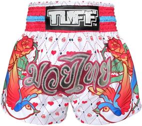 img 4 attached to Шорты Tuff Muay Thai TUF MS618 WHT M