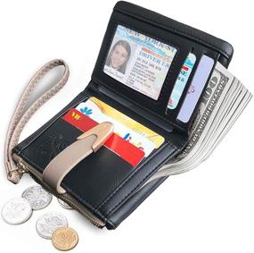 img 3 attached to Pofee Womens Wallet Bifold Wristlet Women's Handbags & Wallets