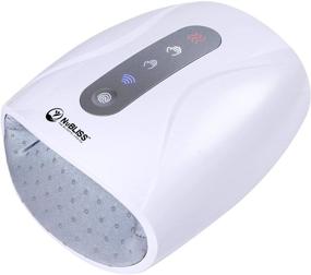 img 4 attached to 👐 Revolutionary Wireless Portable Air Bag Hand Massager - Ultimate Relief for Arthritis, Carpal Tunnel, and Finger Numbness - Deep Tissue Massage for Sore Muscles - 3 Pressure & Heating Levels - Acupressure Therapy for Hand, Wrist, Palm Pain & Numbness