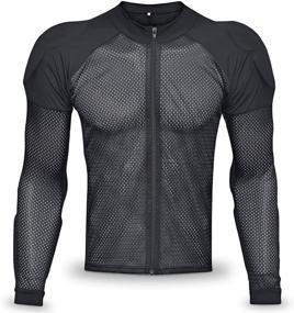 img 4 attached to 🔥 WICKED STOCK Potomac Protective Riding Shirt - Armored CE Level 1, Mesh, All-season, Black, Size Large