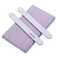 🔪 25pcs btyms double sided emery board nail files set - 100/180 grit nail buffering files for acrylic and natural nails logo