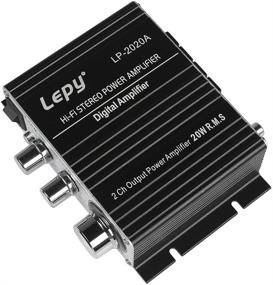 img 2 attached to 🎵 Lepy LP-2020A Class-D Hi-Fi Digital Amplifier: Powerful and Stylish in Black