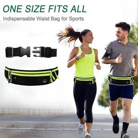 img 1 attached to 🏃 Armulanit Premium Running Belt: A Comfortable Fanny Pack for Hiking, Fitness, Travel, and Walking - Ideal for Men and Women