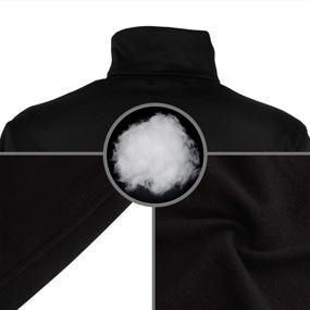 img 2 attached to 🔥 TUPARKA Turtleneck Sleeve Thermal T Shirt: Ultimate warmth and style