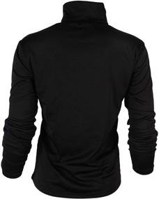 img 1 attached to 🔥 TUPARKA Turtleneck Sleeve Thermal T Shirt: Ultimate warmth and style