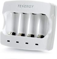 tenergy fast charger specifically designed for arlo certified tenergy 3.7v 650mah rcr123a li-ion rechargeable battery, ce and fcc certified logo