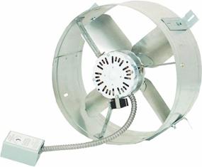 img 1 attached to 🌀 Cool Attic CX1500: Efficient Gable Mount Power Attic Ventilator with Powerful 2.6-Amp Motor and 14-Inch Blade