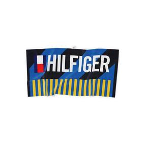 img 4 attached to 🏖️ Tommy Hilfiger Blue Beach Towel - Caution: 100% Cotton, 36" Width x 70" Length