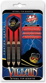 img 1 attached to 🎯 Dart World Villain Steel Tip Darts" - Enhanced Search-Engine Optimized Product Name: "Dart World Villain Steel Tip Darts - Unleash Your Inner Darting Superiority!