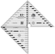 🔍 optimized search: cgrmsfg4590 - creative grids 6-inch flying geese & 45 90° triangle quilt ruler logo