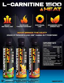 img 1 attached to 🔥 Представляем VMI Sports L-Carnitine Liquid Heat 1500: Мощный термогенный жиросжигатель и дополнение карнитином 1500 мг - вкус медведя, 31 порция!