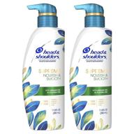 🧴 head & shoulders supreme scalp care and dandruff treatment shampoo - nourishing argan oil and jojoba - revitalizes hair and scalp - 11.8 fl oz, pack of 2 logo