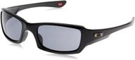 oakley squared rectangular sunglasses polished logo