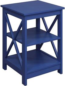 img 3 attached to 🔵 Convenience Concepts Oxford End Table: Stylish Cobalt Blue Accent Piece for Modern Homes