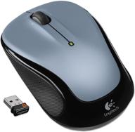 logitech m325 wireless mouse - silver: convenient, ambidextrous design with reliable performance logo