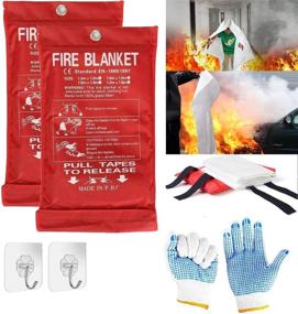 img 4 attached to 🔥 Fireproof Occupational Health & Safety Products - Suppression Fiberglass Emergency Retardant